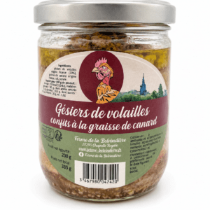 Gésiers de volailles confits